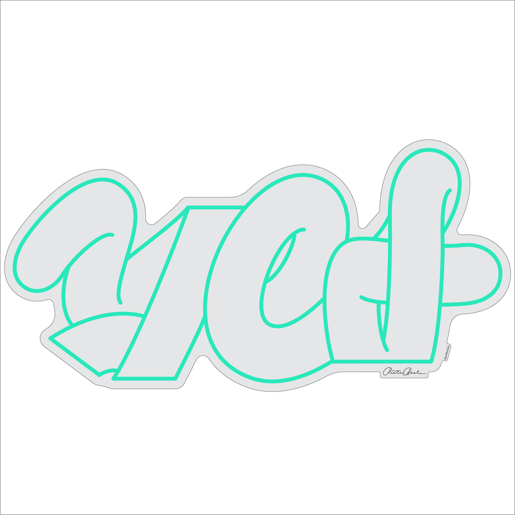 Yes Neon Typography by Pieter Boels